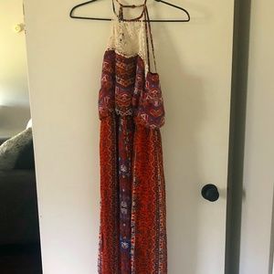Juniors size small maxi dress